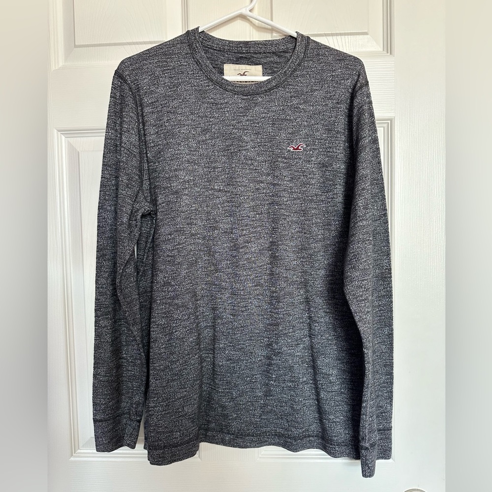 Hollister Grey Long-Sleeve